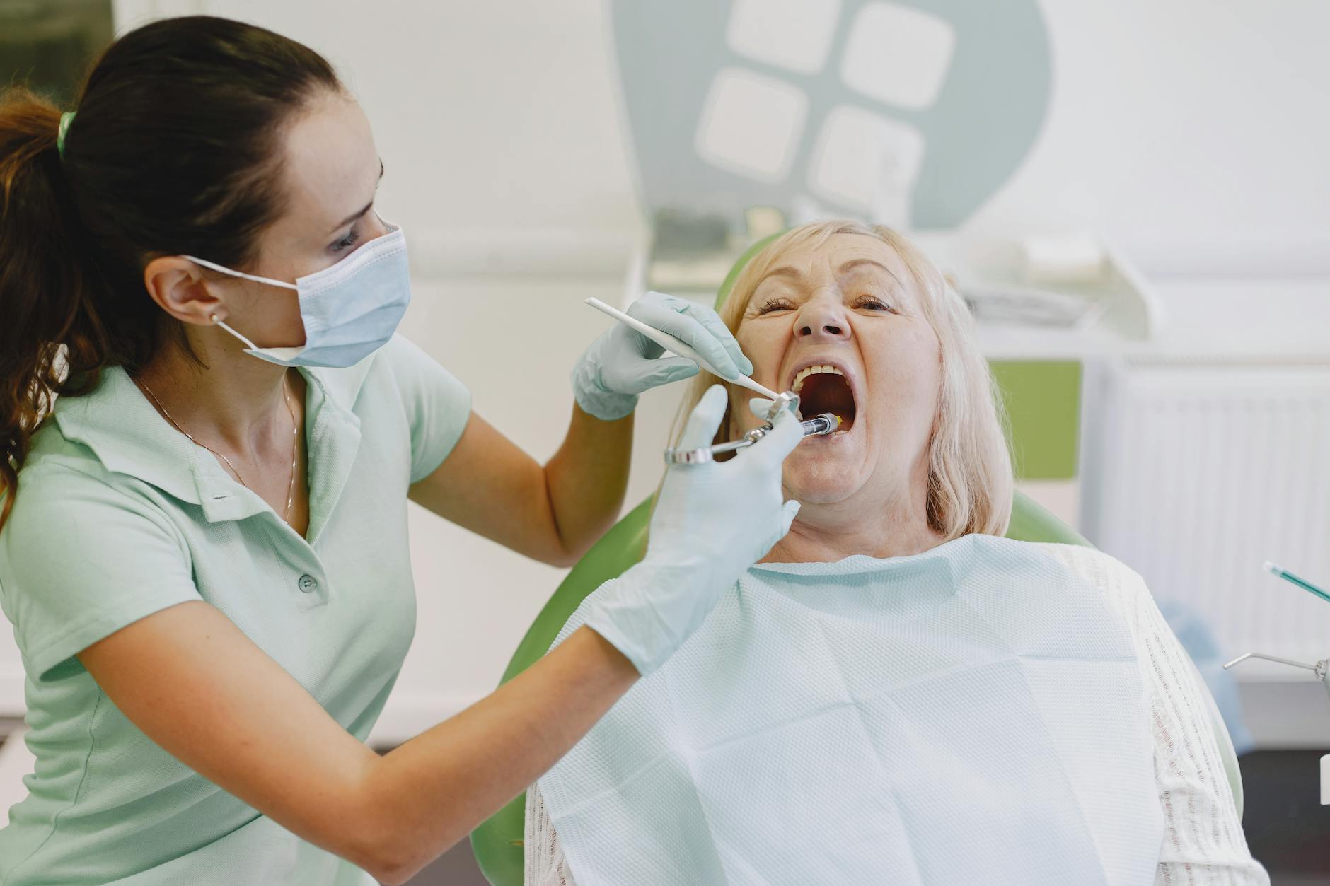 dental treatment of patient